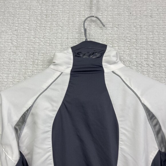 SWIX Ultralight Windbreaker Jacket Wom XS Full Zip Lightweight Floral Embroidery - Picture 12 of 16